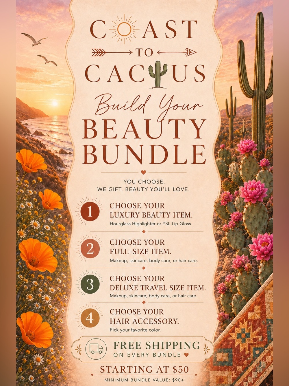 ✨Coast to Cactus Build Your Beauty Bundle✨